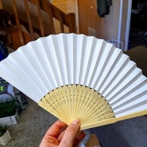 Bridal baby wedding shower favor fans